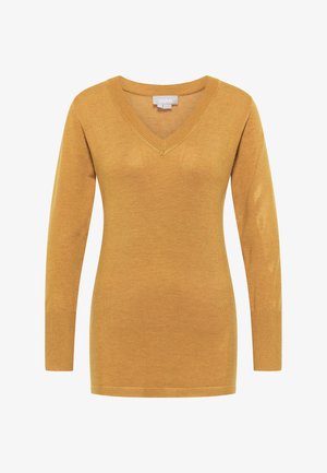 usha, Strickpullover - senfgelb