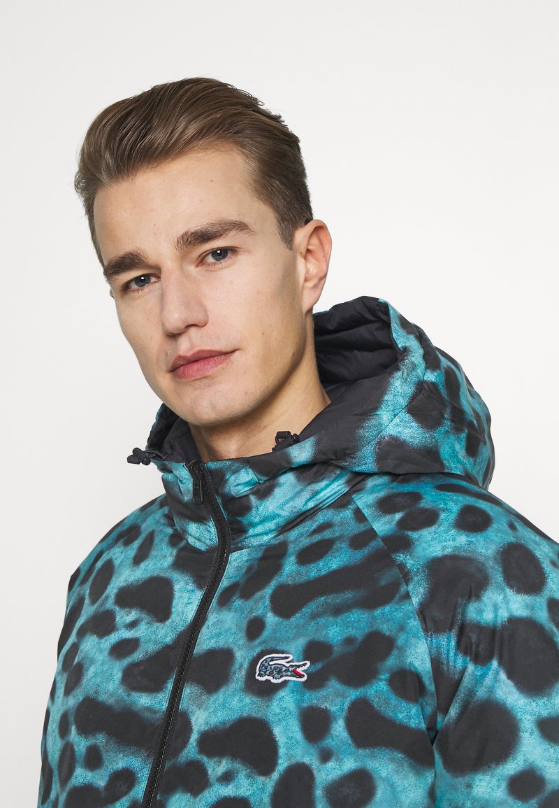 Lacoste Lacoste X National Geographic Winterjacke Frog Abysm Dunkelblau Zalando De