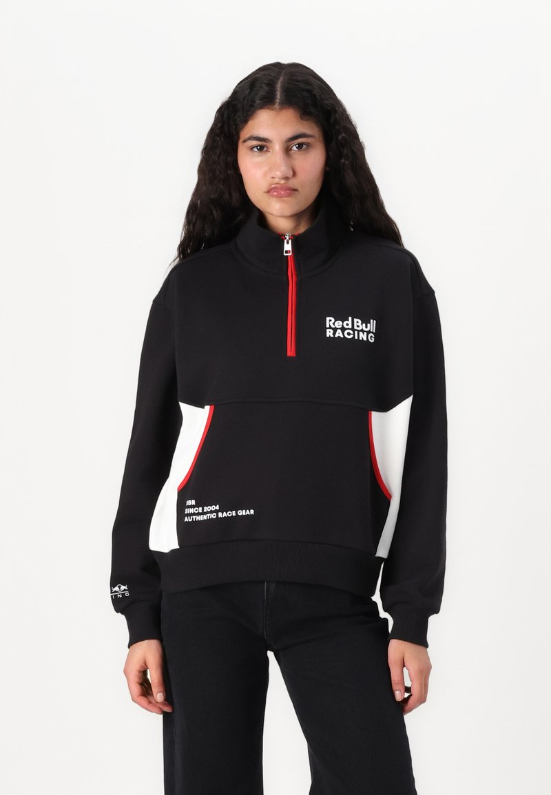 Red Bull Racing x Pepe Jeans PANEL HALF ZIP - Felpa - black