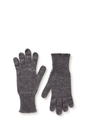 PLAIN WITH CUFF - Guantes - grey
