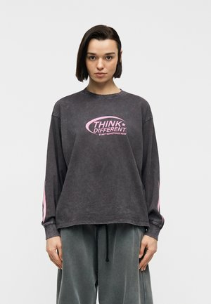 NMPOLLY WASHED - Bluză cu mânecă lungă - obsidian