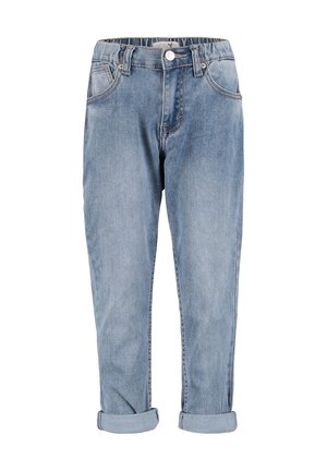 Hailys HIGH WAIST WEITE PASSFORM 5-POCKETS - Jeans Straight Leg - blau-2