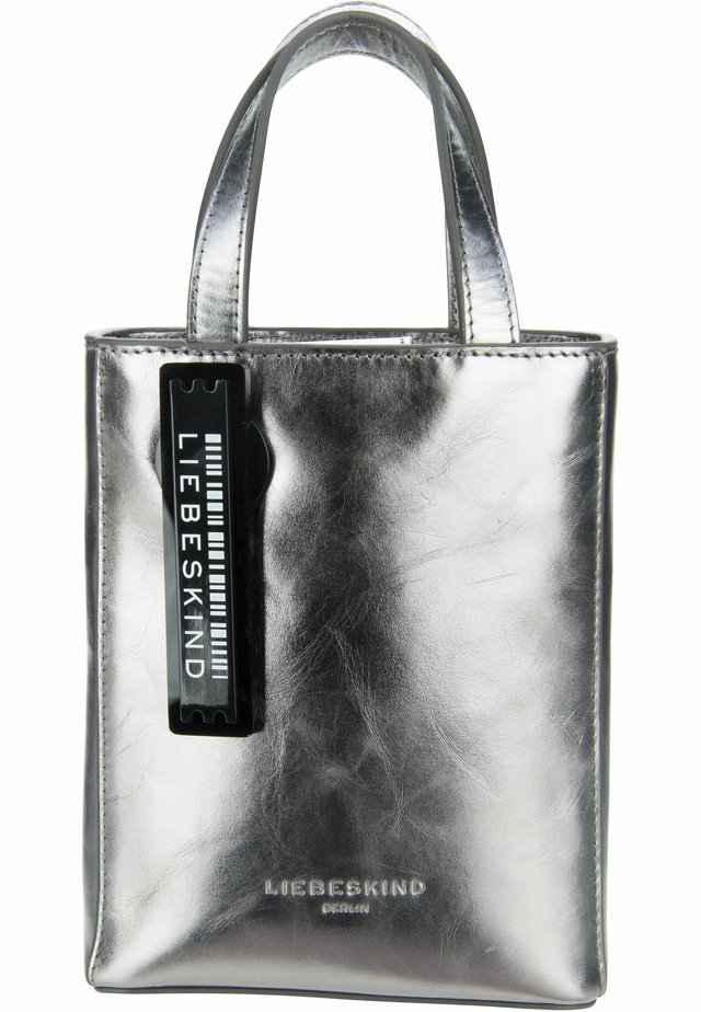 Handtasche - silver lead