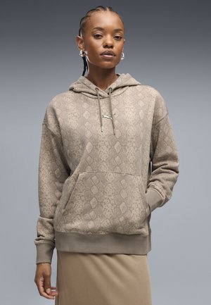 Puma, SNAKE PACK BEDRUCKTER HOODIE - Jersey con capucha - mouse gray