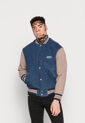 JORMASH UP JACKET - Denim jacket - fungi/detail/blue denim