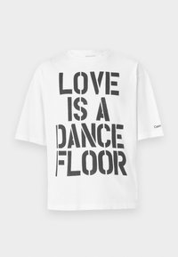 PRIDE MARC HUNDLEY LOVE DANCE FLOOR UNISEX - Print T-shirt - bright white