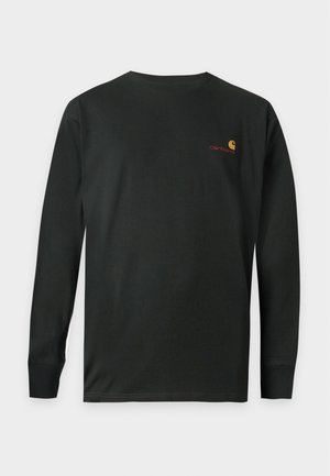 Carhartt WIP, AMERICAN SCRIPT - Μπλούζα με μακριά μανίκια - raven