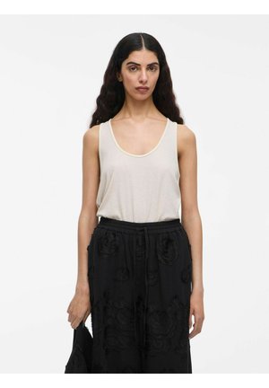 RUNDHALS - Tops - super light natural melan