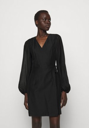 SONIA WRAP DRESS - Vardagsklänning - black