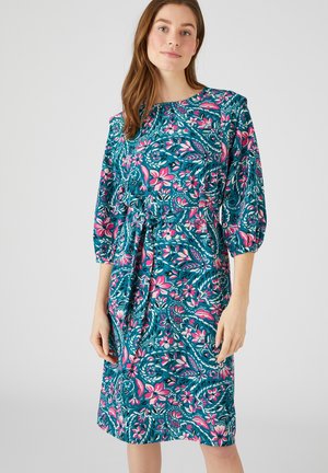 Damart IMPRIMÉ FLEURS - Vestito casual - vert fleuri
