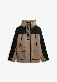 Niet geselecteerd, deep beige slub