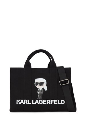 KARL LAGERFELD IKON SQUARE - Bolso shopping - black