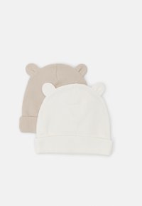 Lindex - EARS UNISEX 2 PACK - Bonnet - light dusty white Image miniature 1