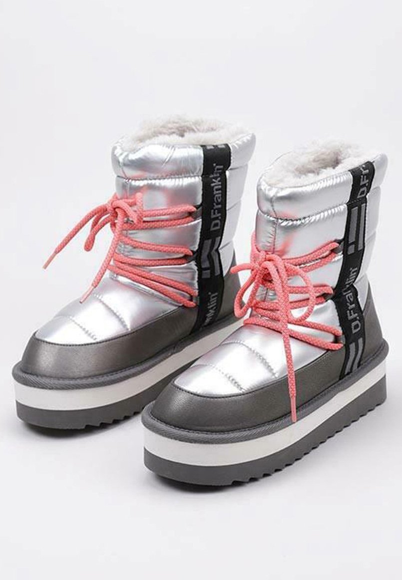 D.Franklin NORDIC V2 BOMB - Snowboots - silver/zilverkleurig - Zalando.nl