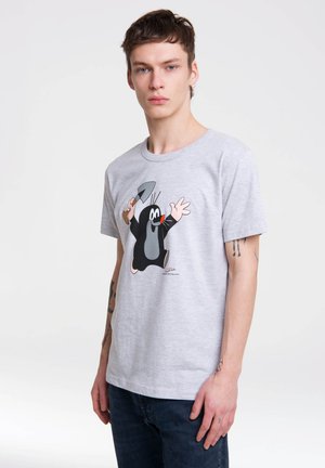 DER KLEINE MAULWURF - Print T-shirt - grau-meliert