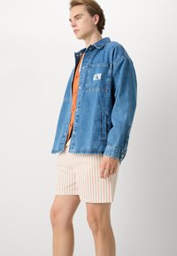 Les Deux STAN STRIPE SWIM - Shorts - ivory/baked papaya