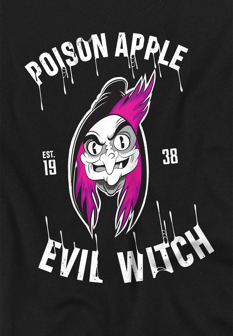 Disney SNOW WHITE POISON APPLE EVIL WITCH Long sleeved top