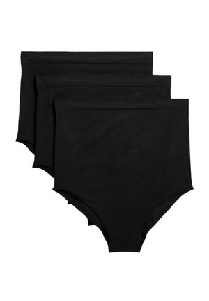 3 PACK HIGH WAISTED KNICKERS - Slip - black