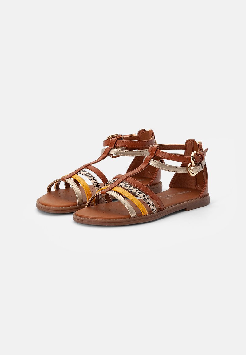 Kinder Riemchensandalen | Geox KARLY GIRL Riemensandalette caramel/braun - UE42248 Kinder Riemchensandalen | Geox KARLY GIRL Riemensandalette caramel/braun - UE42248