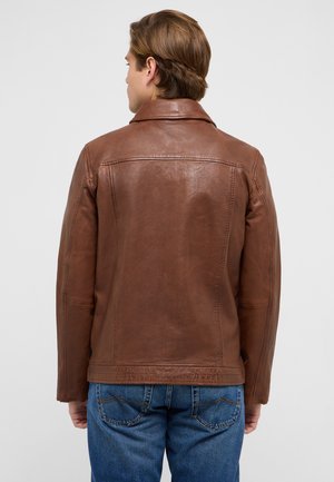 Mustang, Lederjacke - braun