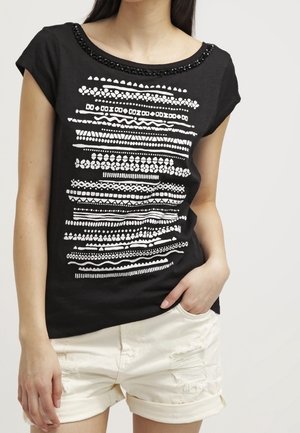 T-shirt print - black