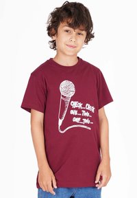Band of Rascals CHECK CHECK - T-shirts print - bordeaux