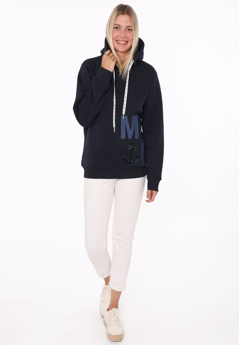 Zwillingsherz PAILETTE MOIN - Hoodie - dunkelblau