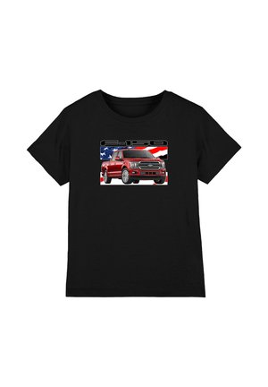Ford, TRUCKS F FLAG - Print T-shirt - black
