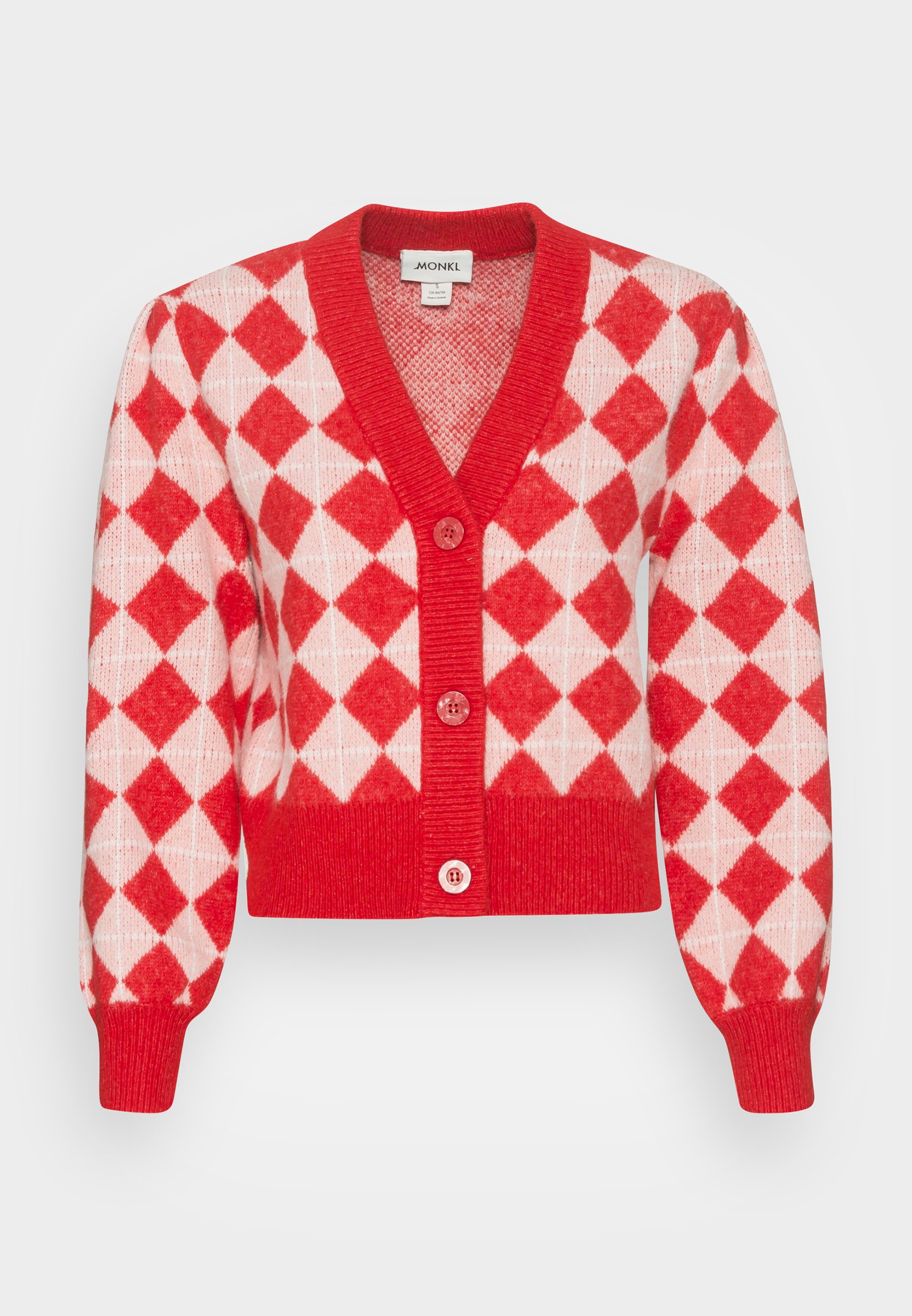 Monki Chaqueta de punto - pink dusty light/rojo - Zalando.es