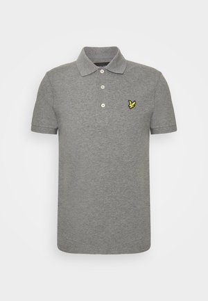 Lyle & Scott PLAIN  - Pikeepaita - mid grey marl