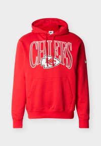 NFL KANSAS CITY CHIEFS HOODIE - Ρούχα για κλαμπ - university red/natural