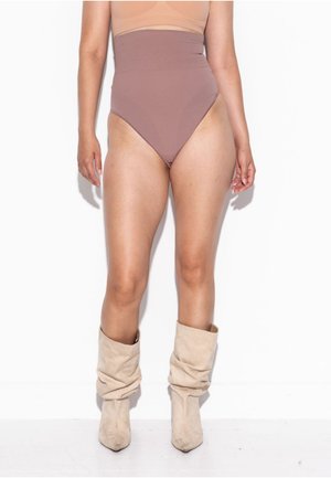 LYKKELAND ateliér, HIGH WAIST - Odjeća za oblikovanje - taupe