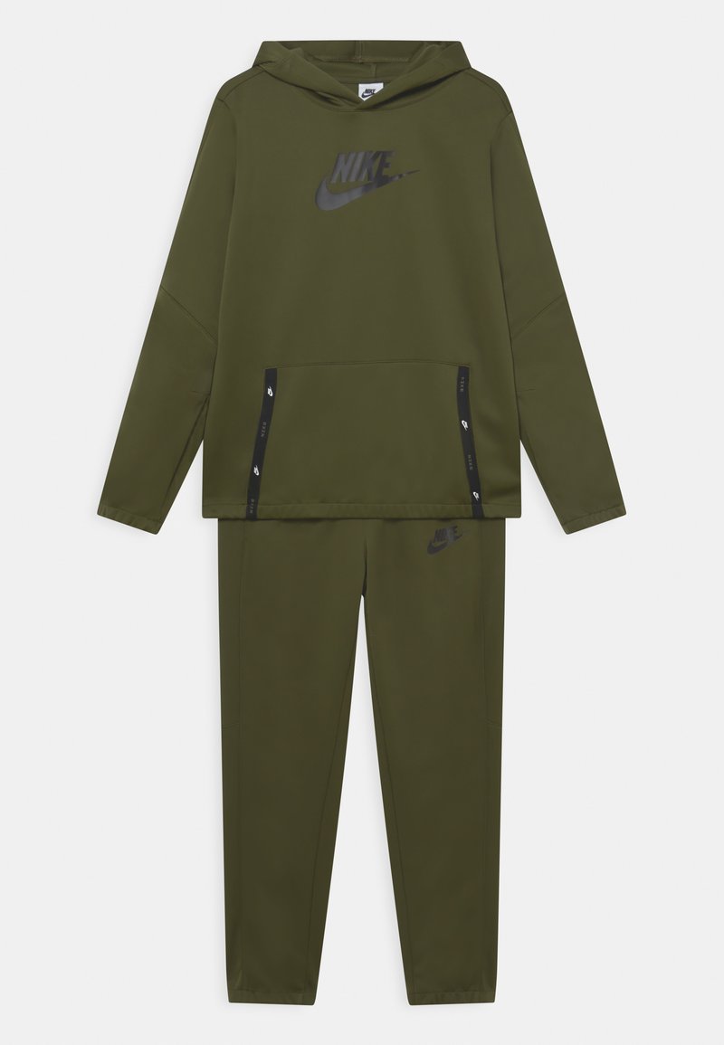 Nike Sportswear TRACKSUIT HOOK SET UNISEX - Fato de treino - rough green/black