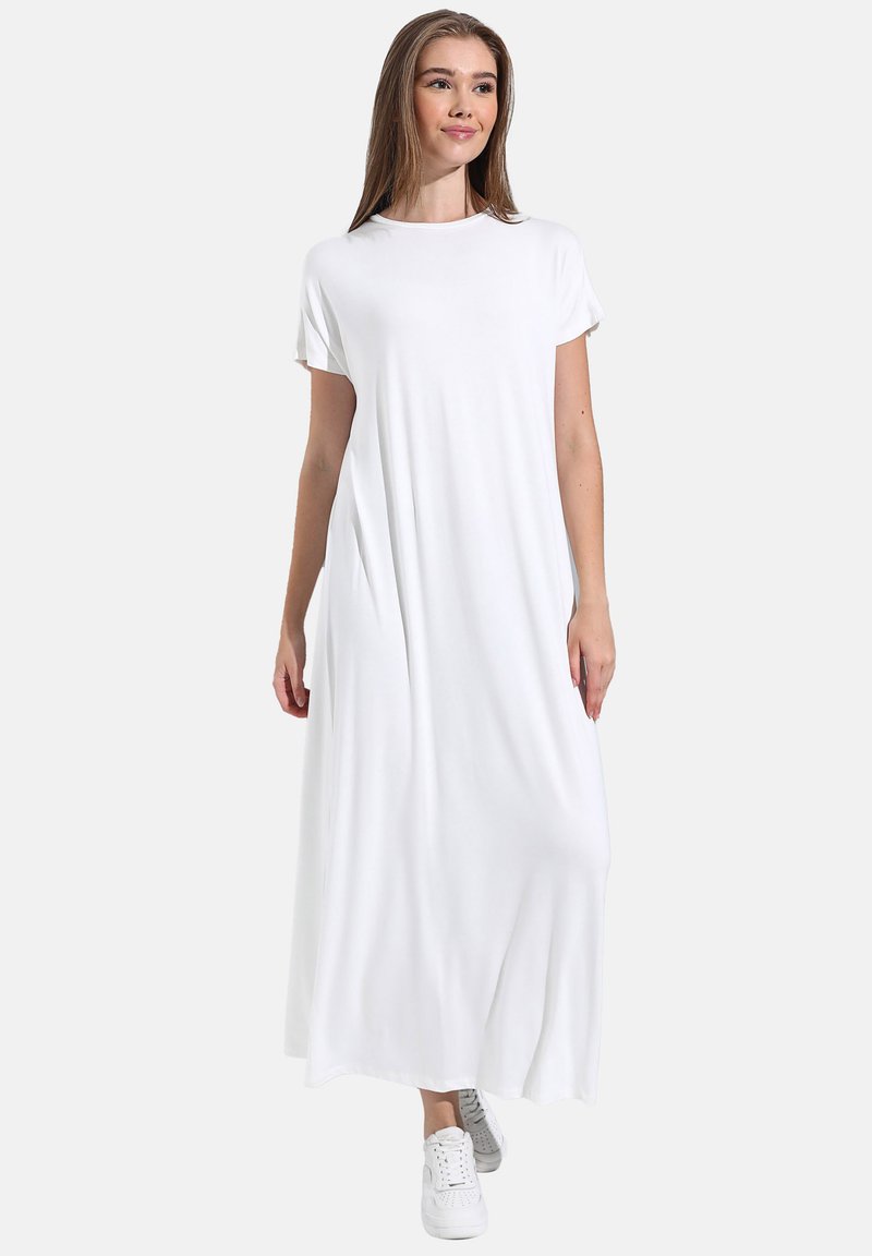Modanisa PLAIN - Maxi šaty - off white