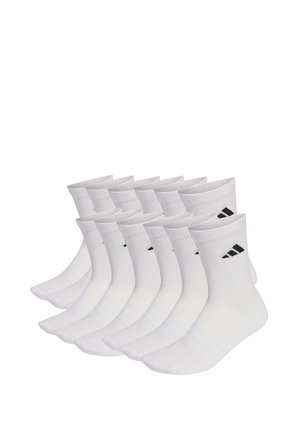 UNISEX 12ER PACK - CUSHIONED CREW LOGO GEPOLSTERT - Chaussettes - weiß
