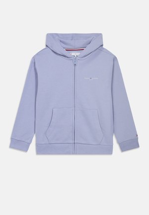 MINI ZIP THROUGH HOODIE UNISEX - Bluză de molton cu fermoar - periwinkle dusk
