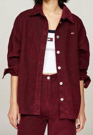 Button-down blouse - brown