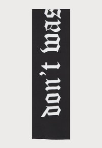 Don't Waste Culture JACQUARD SCARF UNISEX - Sjal - black