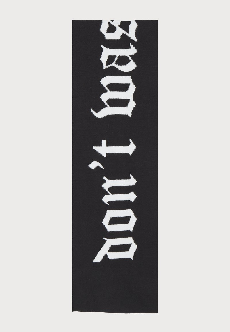 Don't Waste Culture JACQUARD SCARF UNISEX - Sjal - black