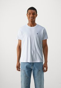 Abercrombie & Fitch 3-Pack Icon Crew Tee - Tricou basic - dark blue/white/mottled grey