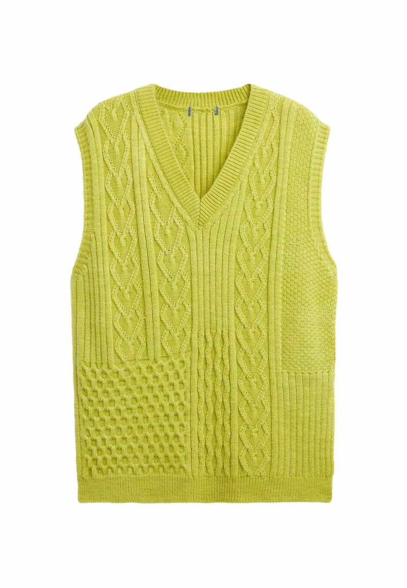 Next HEART PATCHWORK - REGULAR FIT - Top - lime green