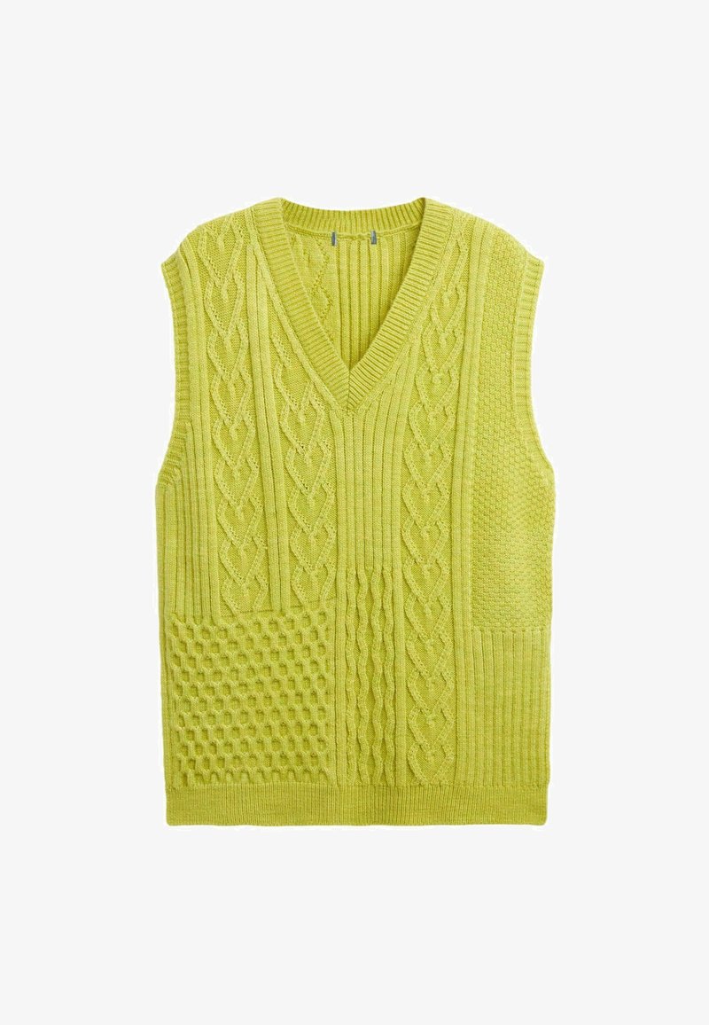 Next HEART PATCHWORK - REGULAR FIT - Débardeur - lime green