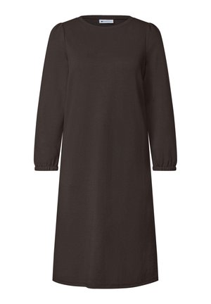Street One, KNIELANGES KLEID MIT RUNDHALS - Robe survêtement - black coffee