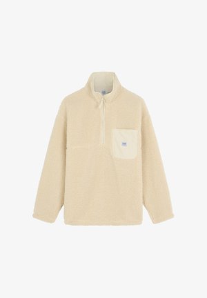 Lee, LONG SLEEVE WORKWEAR HALF ZIP FOR MENS - RELAXED FIT . - Fleecepullover - warm ecru