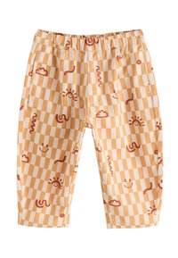 Non sélectionné, orange checkerboard