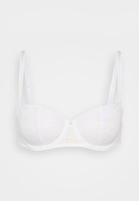 HALF CUP BRA - Underwired bra - white