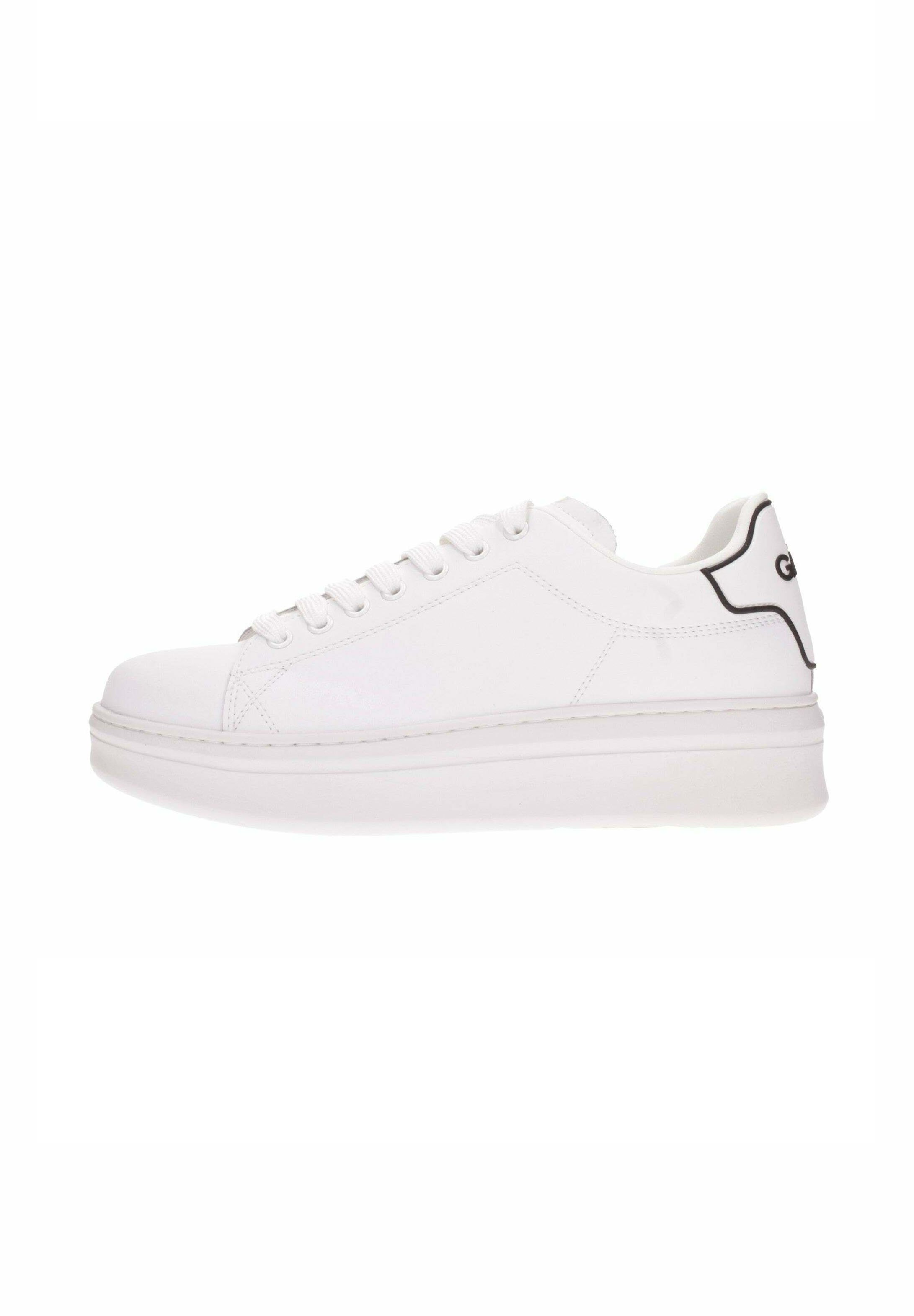Gio+ Sneakers Giada con Palline Passalaccio Tomaia Pelle Bianca