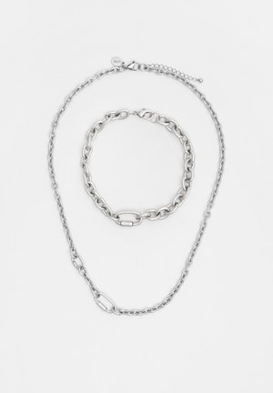 SET - Náhrdelník - silver-coloured