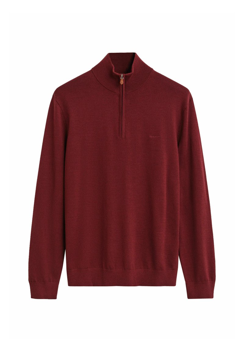 Pull Homme GANT Coton Bordeaux Taille M - Très Bon état, Col V, Manches Longues