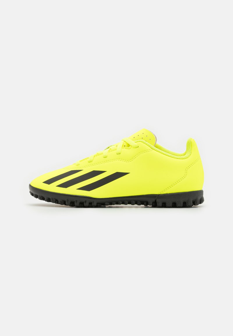 adidas Performance X CRAZYFAST CLUB TF UNISEX - Botines de fútbol para césped - team solar yellow 2/core black/footwear white